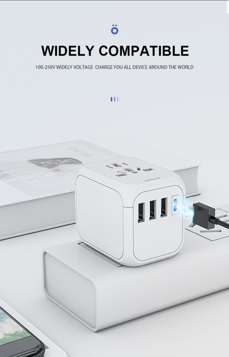 Universal Travel Adapter 4 1